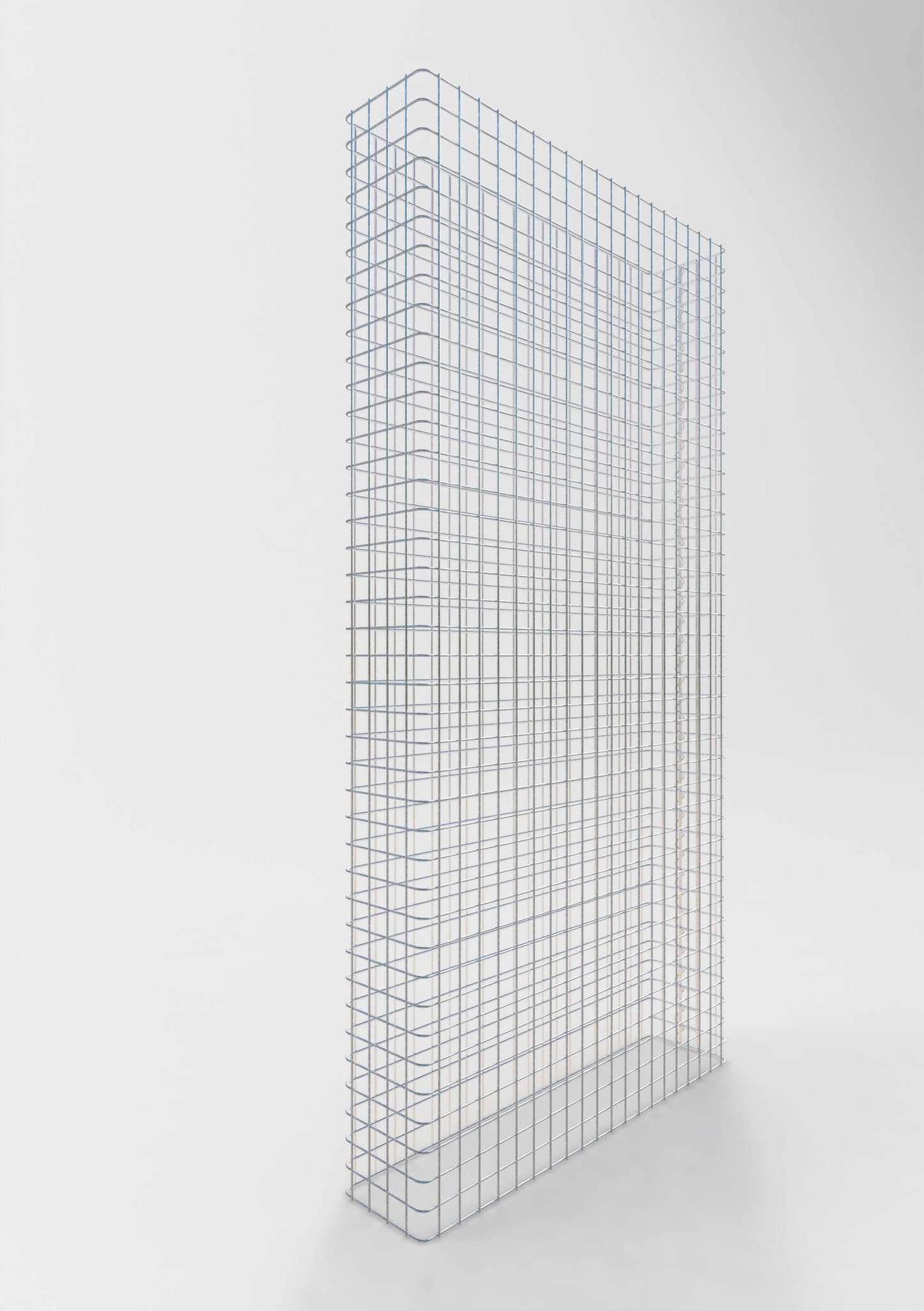 Schanskorfomheining lengte 102 cm, hoogte 160 cm, diepte 22 cm, maaswijdte 5 x 5 cm