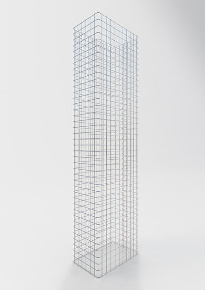 Schanskorfomheining lengte 52 cm, hoogte 160 cm, diepte 32 cm, maaswijdte 5 x 5 cm