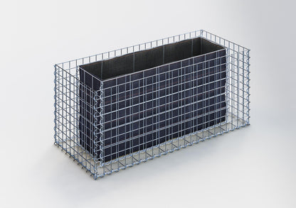 Raised bed square 120 cm x 50 cm x 50 cm (L x H x D), mesh size 5 x 5 cm, wall thickness 10 cm