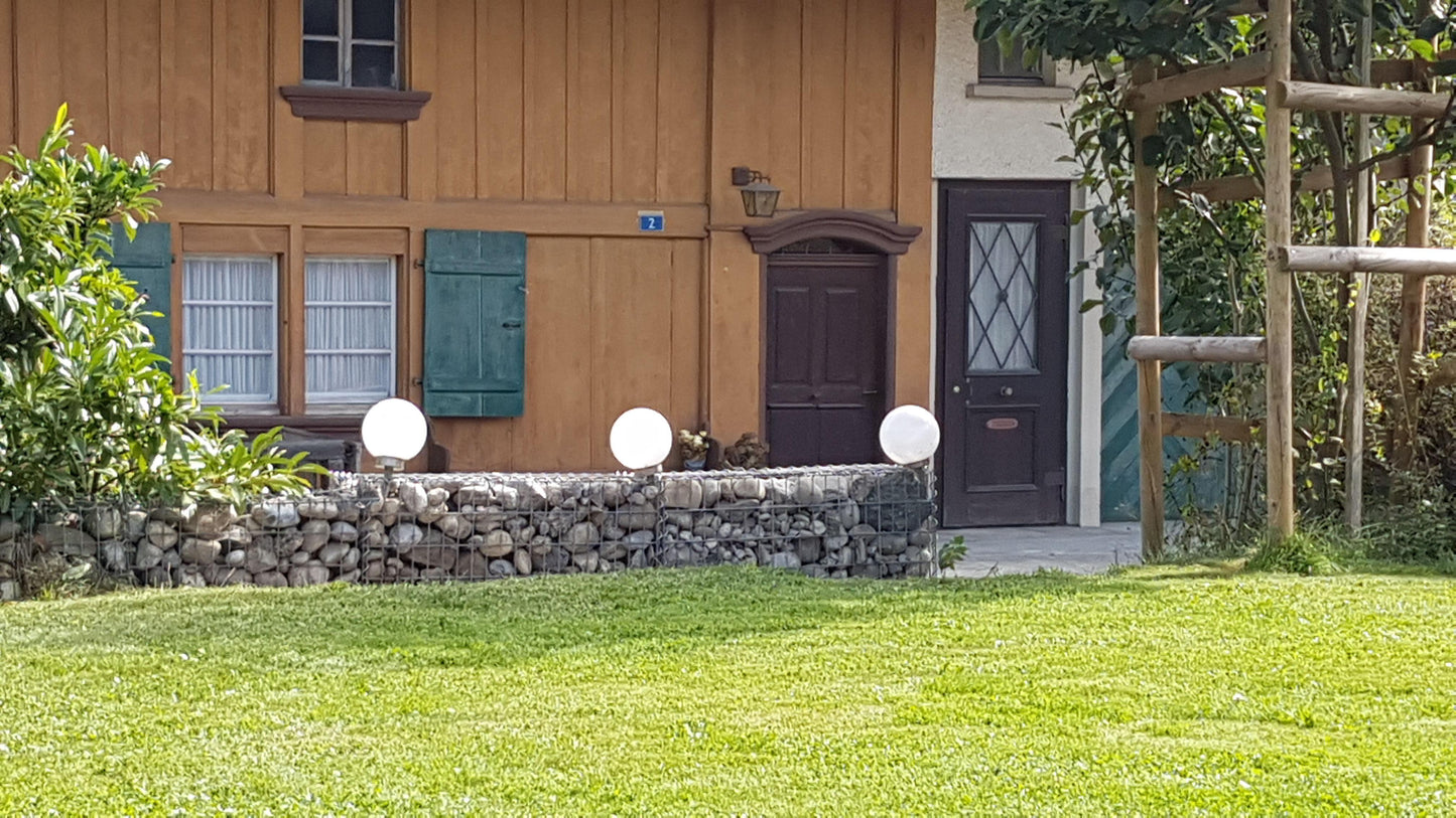 Gabion 100 cm x 80 cm x 30 cm (L x H x D), maskstorlek 5 cm x 10 cm, spiral