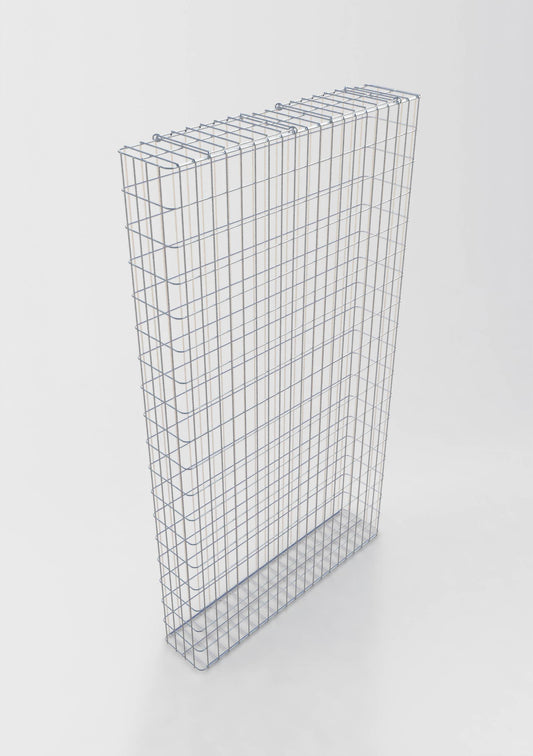 Gabion galvanisé à chaud 102 cm x 182 cm x 22 cm, mailles 5 cm x 10 cm, entièrement soudé