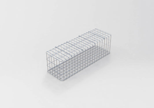 Gabion galvanisé à chaud 102 cm x 32 cm x 32 cm, mailles 5 cm x 10 cm, entièrement soudé