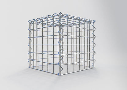 Gabion rapporté type 3 30 cm x 30 cm x 30 cm (L x H x P), mailles 5 cm x 5 cm, spirale