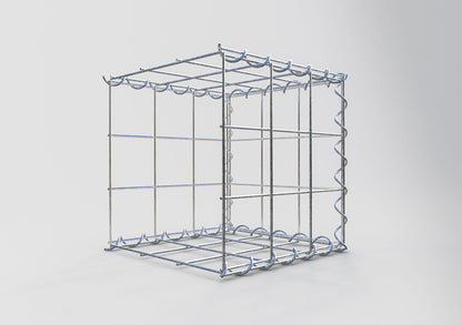 Opvokset gabion type 2 30 cm x 30 cm x 30 cm (L x H x D), maskestørrelse 10 cm x 10 cm, spiral