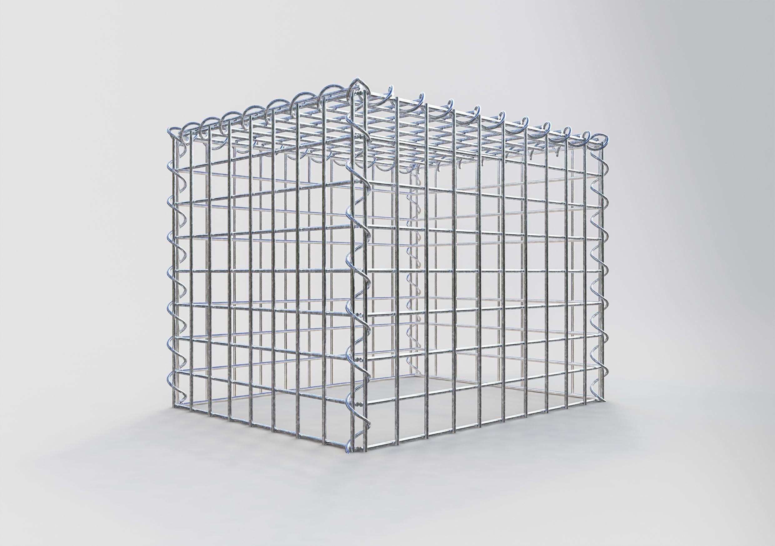 Grown-on gabion type 3 50 cm x 40 cm x 40 cm (L x H x D), mesh size 5 cm x 5 cm, spiral