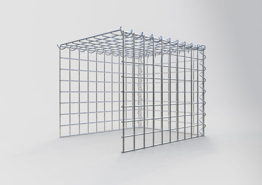 Extra gabion typ 4 50 cm x 40 cm x 40 cm (L x H x D), maskstorlek 5 cm x 5 cm, spiral