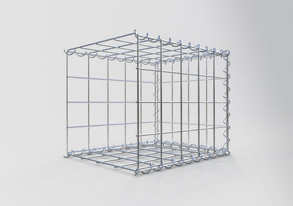 Gabion rapporté type 2 50 cm x 40 cm x 40 cm (L x H x P), mailles 10 cm x 10 cm, spirale