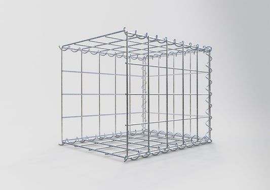 Grown-on gabion type 2 50 cm x 40 cm x 40 cm (L x H x D), mesh size 10 cm x 10 cm, spiral