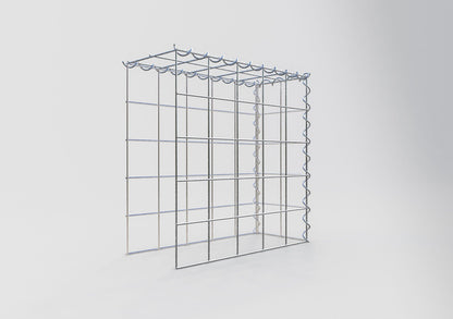 Grown-on gabion type 4 50 cm x 50 cm x 20 cm (L x H x D), mesh size 10 cm x 10 cm, spiral