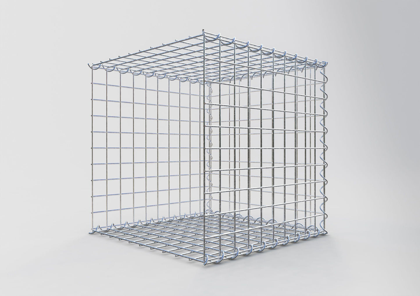 Grown-on gabion type 2 50 cm x 50 cm x 50 cm (L x H x D), mesh size 5 cm x 5 cm, spiral