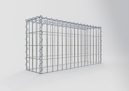 Anbaugabione Typ 3 80 cm x 40 cm x 20 cm (L x H x T), Maschenweite 5 cm x 10 cm, Spirale