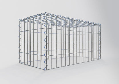 Gavión adicional tipo 3 80 cm x 40 cm x 40 cm (L x A x P), malla 5 cm x 10 cm, en espiral