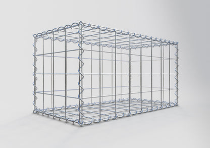 Gabion 80 cm x 40 cm x 40 cm (L x H x P), mailles 10 cm x 10 cm, spirale