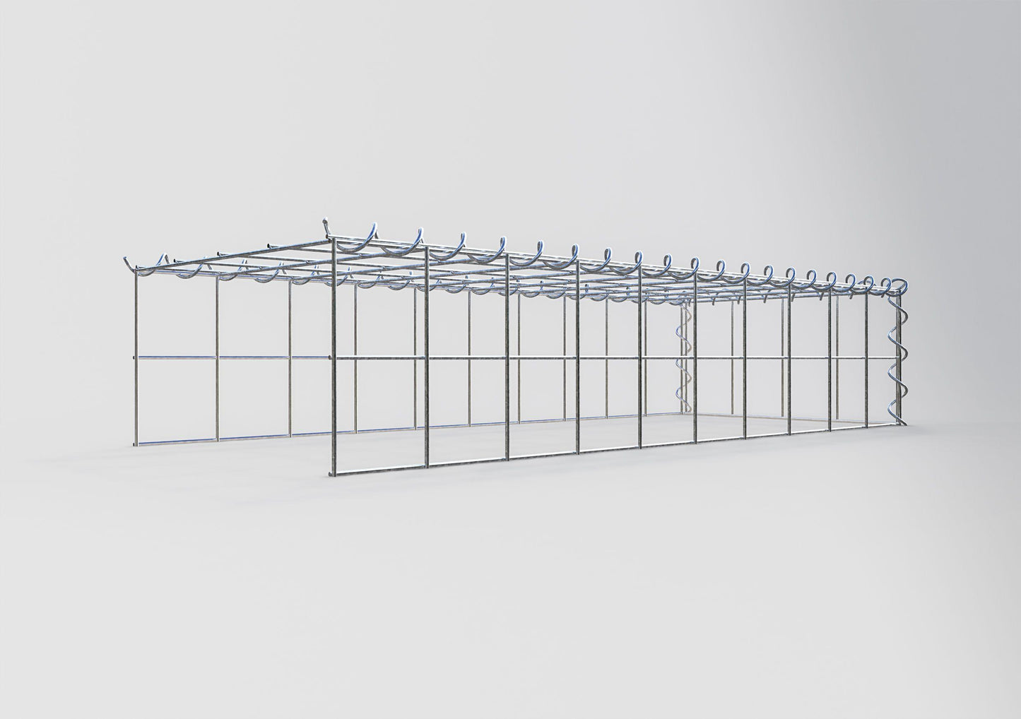 Gabião tipo 4 100 cm x 20 cm x 40 cm (C x A x P), malhagem 10 cm x 10 cm, espiral