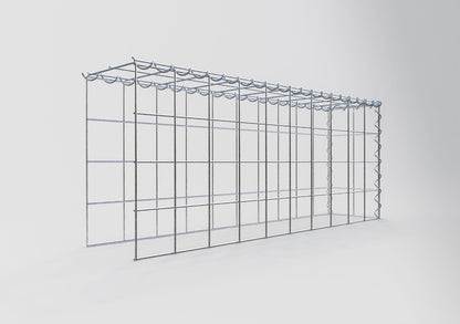 Anbaugabione Typ 4 100 cm x 40 cm x 20 cm (L x H x T), Maschenweite 10 cm x 10 cm, Spirale