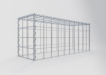 Gavión complementario tipo 3 100 cm x 40 cm x 30 cm (L x A x P), malla 10 cm x 10 cm, espiral