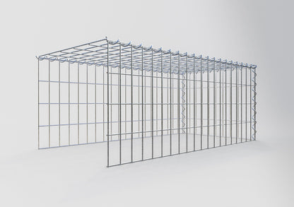 Gabião tipo 4 100 cm x 40 cm x 50 cm (C x A x P), malhagem 5 cm x 10 cm, espiral