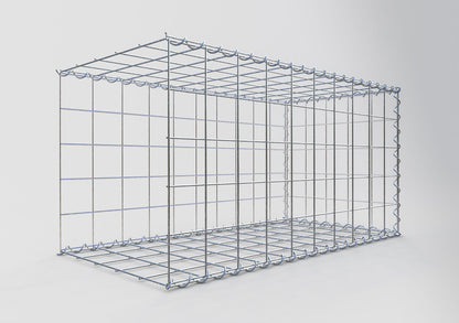 Anbaugabione Typ 2 100 cm x 50 cm x 50 cm (L x H x T), Maschenweite 10 cm x 10 cm, Spirale