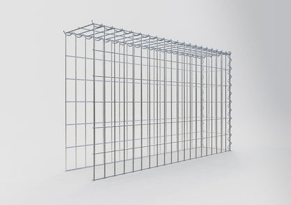 Anbaugabione Typ 4 100 cm x 60 cm x 20 cm (L x H x T), Maschenweite 5 cm x 10 cm, Spirale