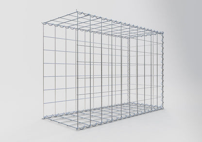 Gabião tipo 2 100 cm x 70 cm x 40 cm (C x A x P), malhagem 10 cm x 10 cm, espiral