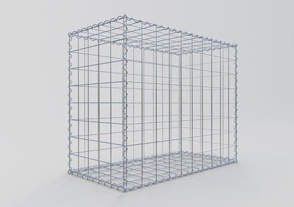 Gabion 100 cm x 80 cm x 50 cm (L x H x D), mesh size 10 cm x 10 cm, spiral