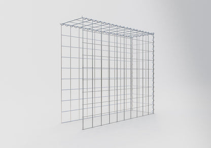 Opvokset gabion type 4 100 cm x 90 cm x 30 cm (L x H x D), maskestørrelse 10 cm x 10 cm, spiral