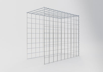 Gabbione aggiuntivo tipo 4 100 cm x 90 cm x 50 cm (L x H x P), maglia 10 cm x 10 cm, spirale