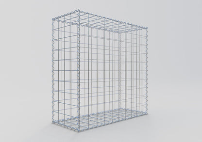 Gabion 100 cm x 100 cm x 40 cm (L x H x D), mesh size 10 cm x 10 cm, spiral