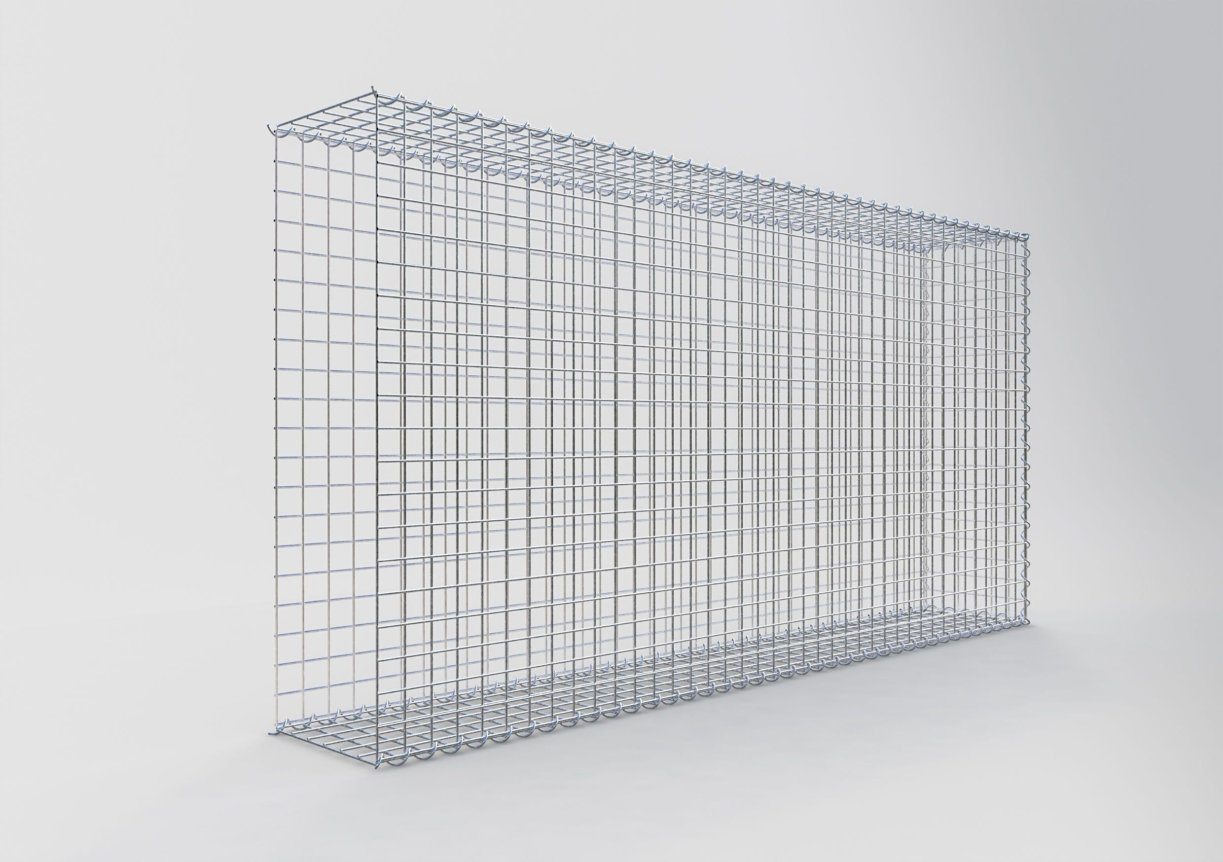 Grown-on gabion type 2 200 cm x 100 cm x 30 cm (L x H x D), mesh size 5 cm x 5 cm, spiral