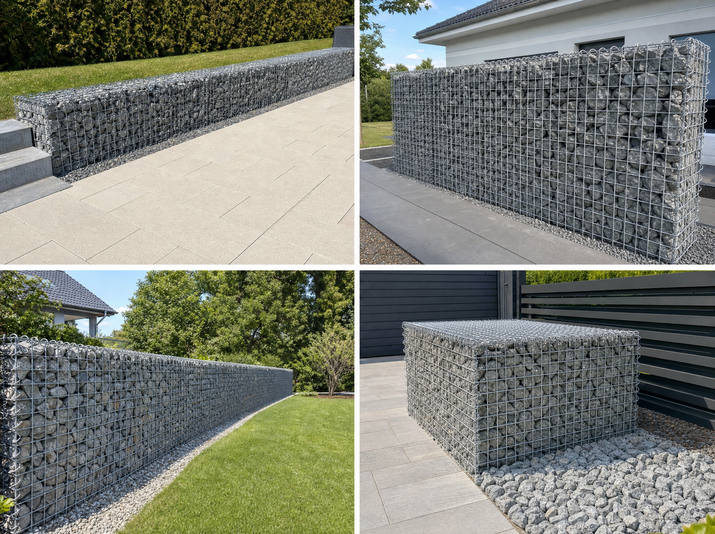 Gabion efter mål - maskestørrelse 5x5cm