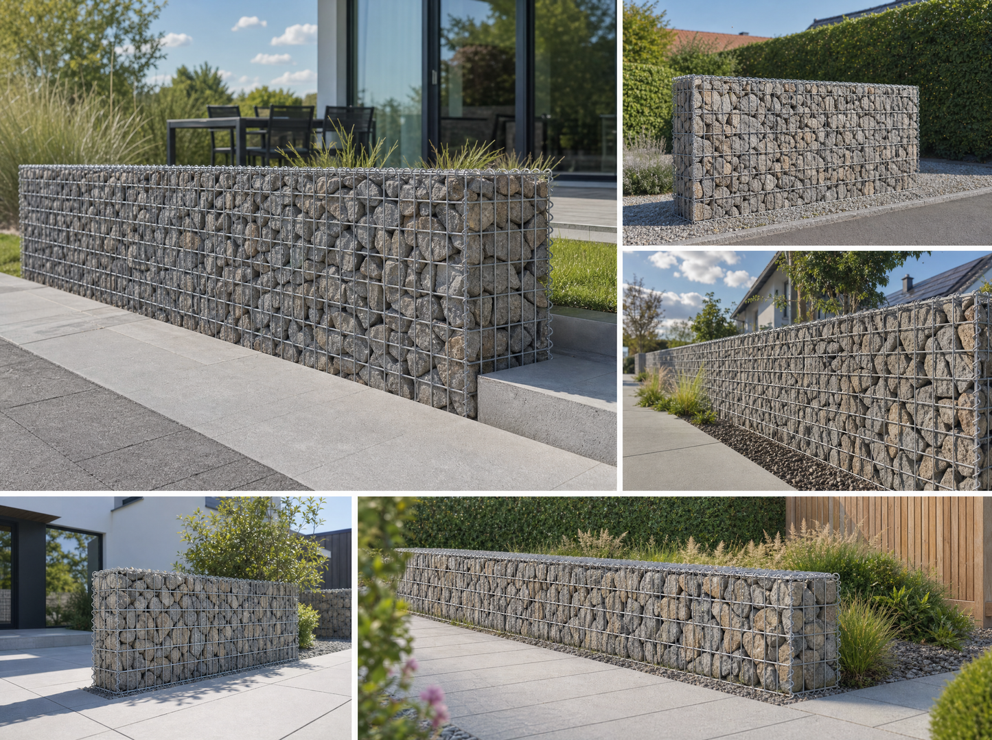 Gabion efter mål - maskestørrelse 5x5cm