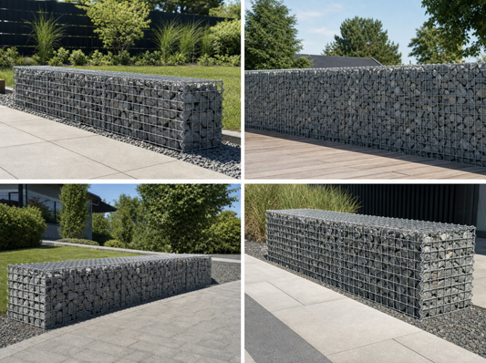 Gabion made to measure - mesh size 5x5cm