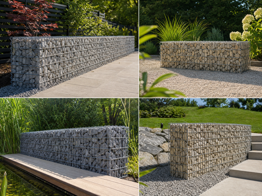 Gabion made to measure - mesh size 5x10cm