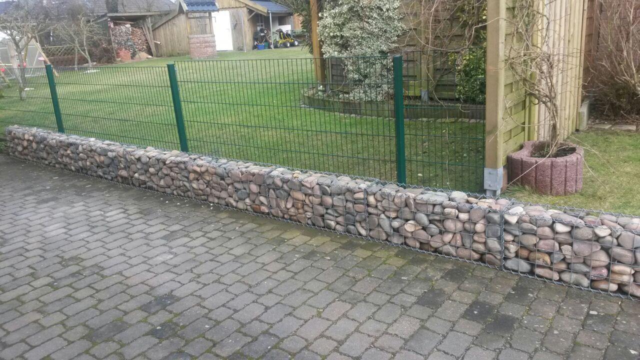 Gabion 100 cm x 40 cm x 20 cm (L x H x D), maskestørrelse 10 cm x 10 cm, spiral