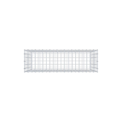 Gabione 100 cm x 80 cm x 30 cm (L x H x T), Maschenweite 5 cm x 10 cm, C-Ring