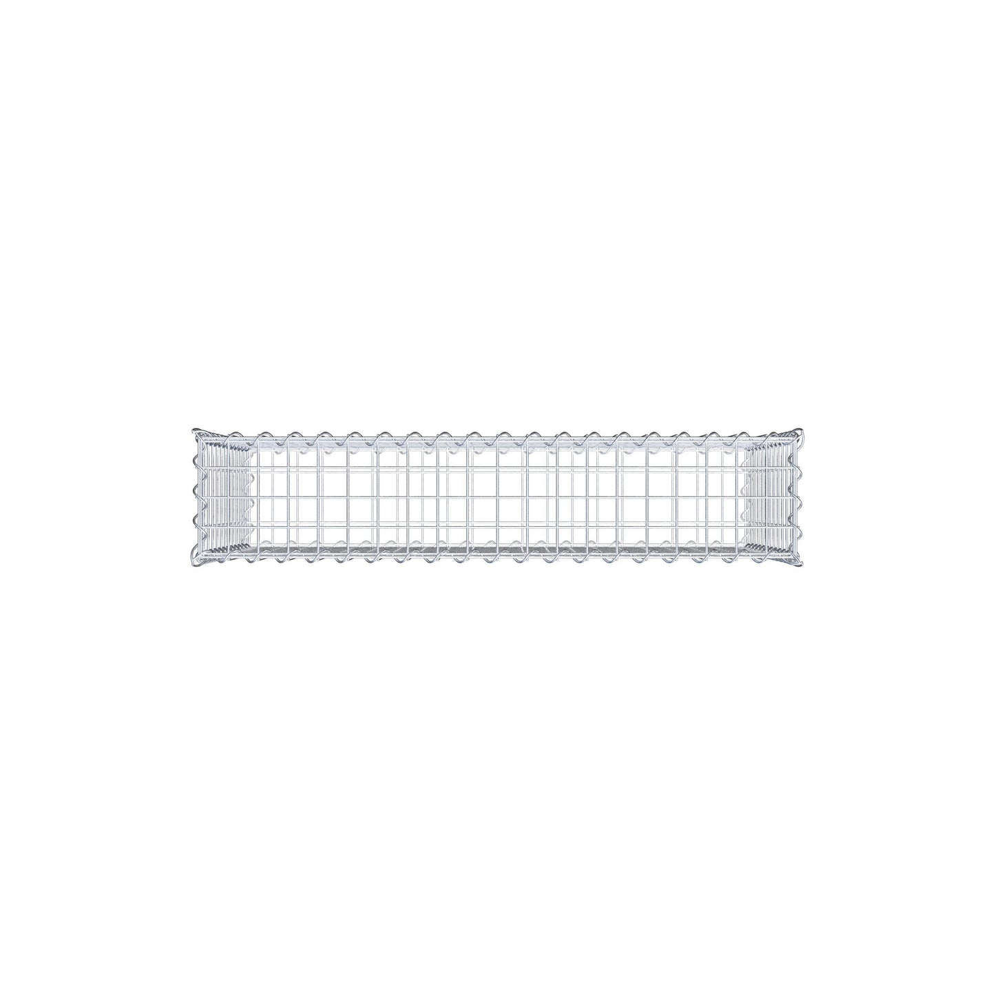 Gabion 100 cm x 60 cm x 20 cm (L x H x D), mesh size 5 cm x 5 cm, spiral