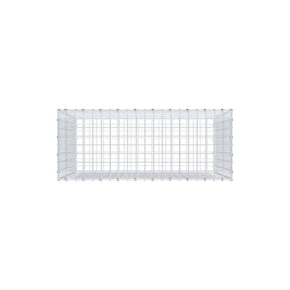 Schanskorf 100 cm x 80 cm x 40 cm (L x H x D), maaswijdte 5 x 5 cm, spiraalring