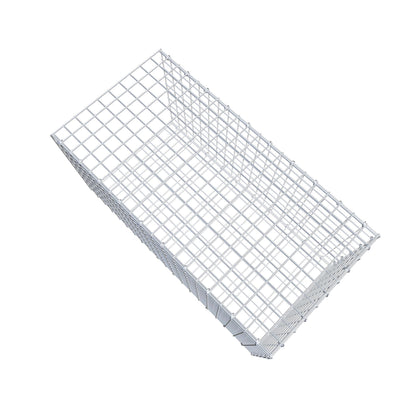 Monteret gabion type 2 100 cm x 50 cm x 50 cm (L x H x D), maskestørrelse 5 cm x 5 cm, C-ring
