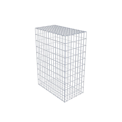 Gabião 100 cm x 70 cm x 40 cm (C x A x P), malhagem 5 cm x 10 cm, anel C