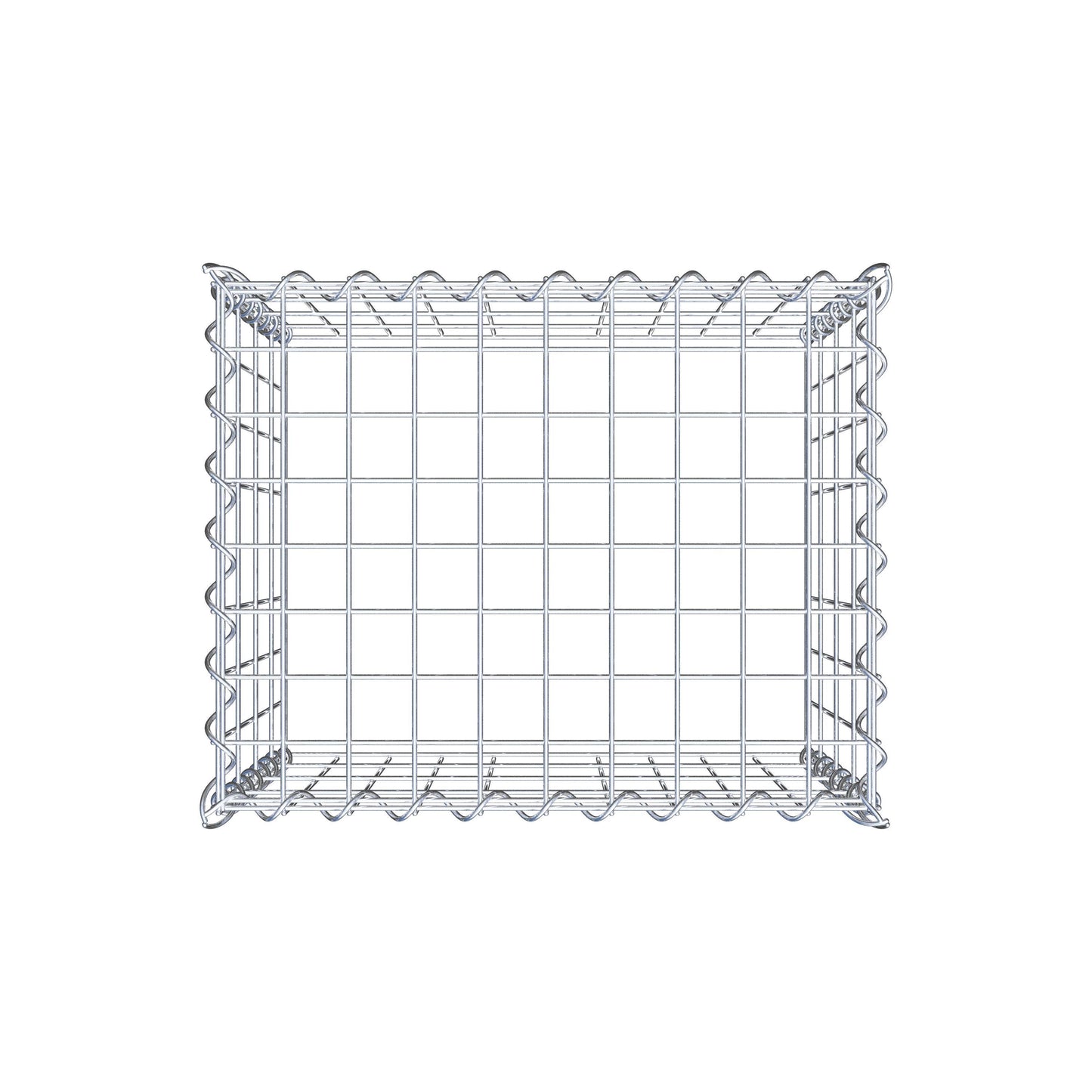 Grown-on gabion type 3 50 cm x 40 cm x 40 cm (L x H x D), mesh size 5 cm x 10 cm, spiral