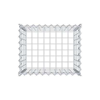Grown-on gabion type 3 50 cm x 40 cm x 40 cm (L x H x D), mesh size 5 cm x 10 cm, spiral