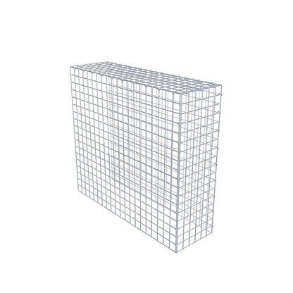 Mounted gabion type 4 100 cm x 90 cm x 30 cm (L x H x D), mesh size 5 cm x 5 cm, C-ring