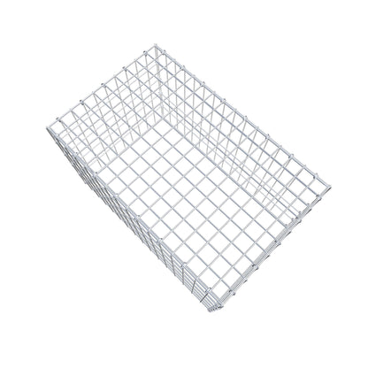 Monteret gabion type 3 80 cm x 50 cm x 50 cm (L x H x D), maskestørrelse 5 cm x 10 cm, C-ring