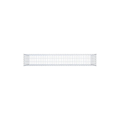 Gabbione 200 cm x 100 cm x 30 cm (L x H x P), maglia 5 cm x 10 cm, spirale