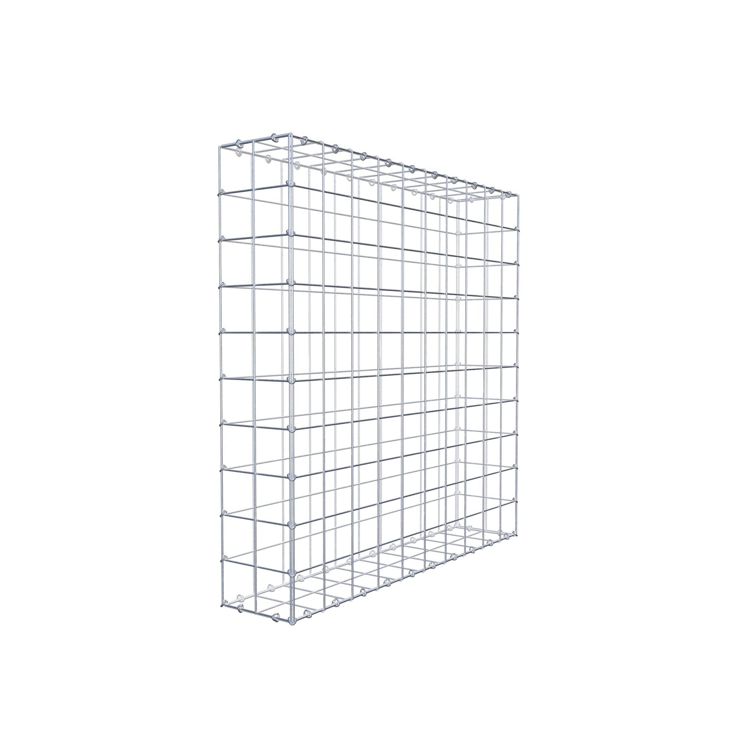Schanskorf 100 cm x 100 cm x 20 cm (L x H x D), maaswijdte 10 cm x 10 cm, C-ring