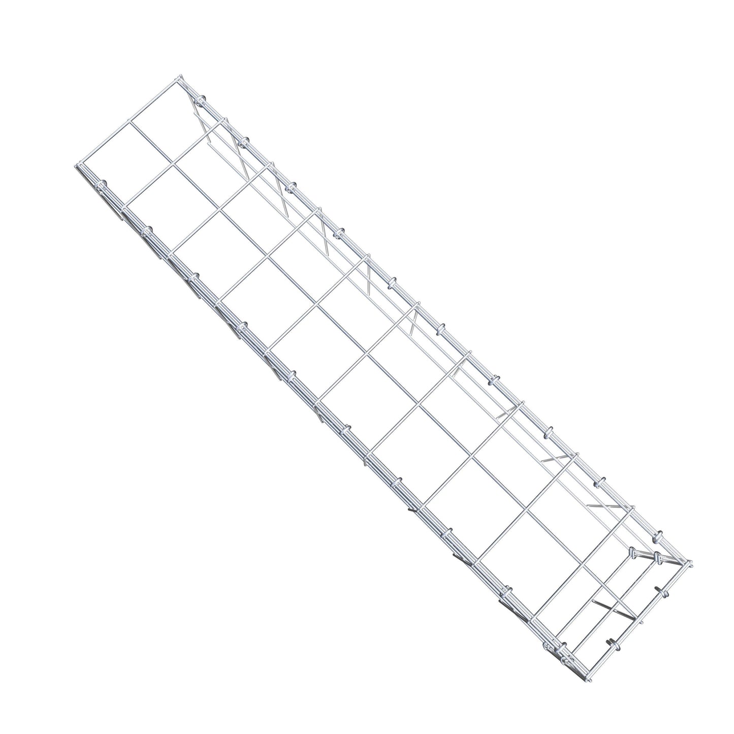 Gabião Tipo 4 100 cm x 20 cm x 20 cm (C x A x P), malhagem 10 cm x 10 cm, anel C