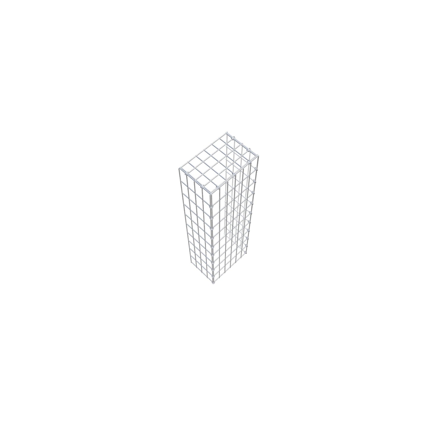 Gabião Tipo 4 100 cm x 20 cm x 30 cm (C x A x P), malhagem 5 cm x 10 cm, anel C