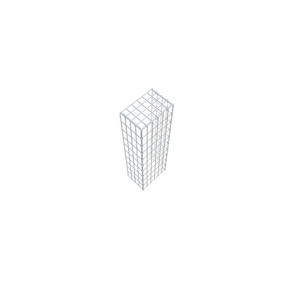 Gabião Tipo 4 100 cm x 20 cm x 30 cm (C x A x P), malhagem 5 cm x 10 cm, anel C