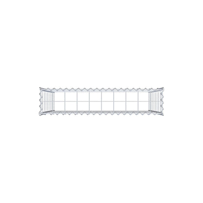 Grown-on gabion type 3 100 cm x 90 cm x 20 cm (L x H x D), mesh size 10 cm x 10 cm, spiral