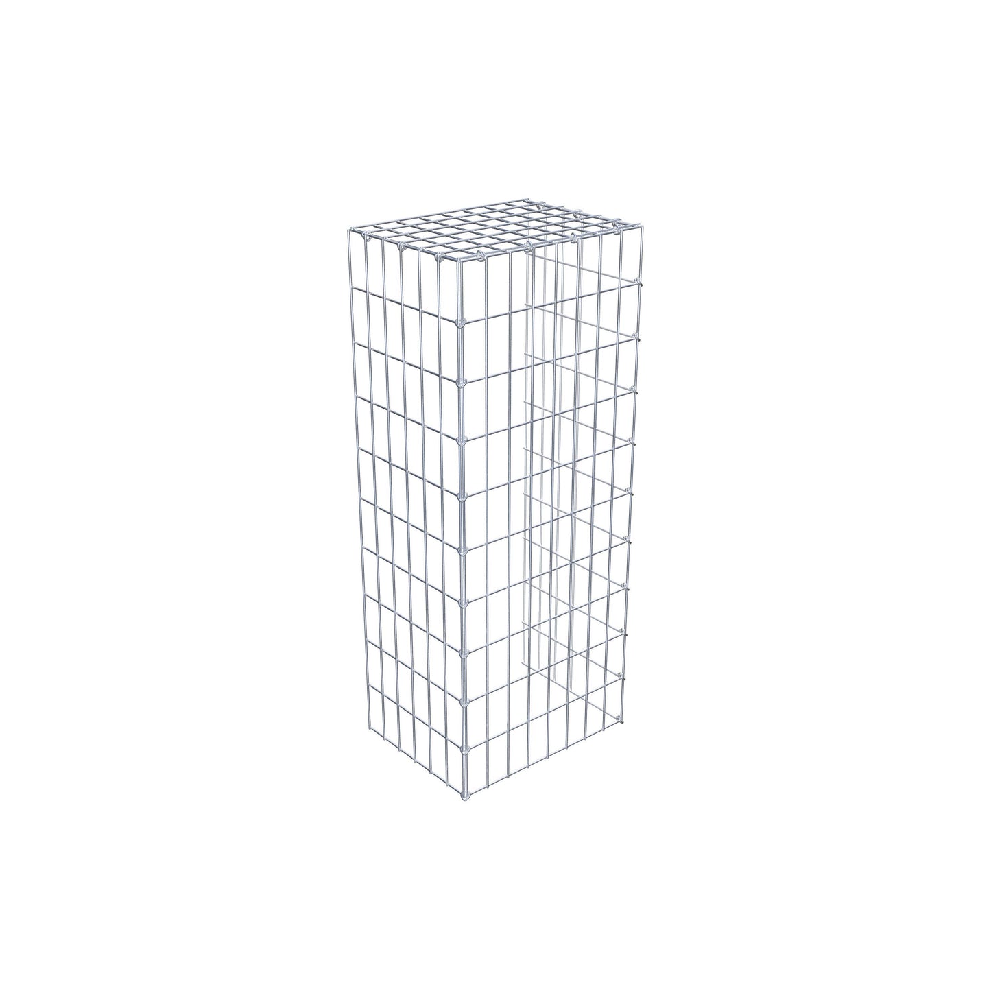 Fourche rapportée type 4 100 cm x 30 cm x 40 cm (L x H x P), mailles 5 cm x 10 cm, anneau en C